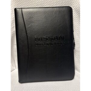 Nissan Owner Loyalty Manager faux-leather portfolio/3 ring binder 10x13